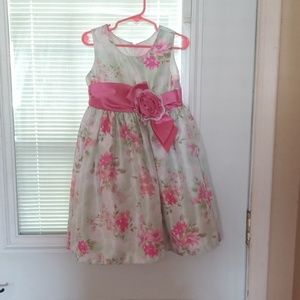 Pink flowers dress